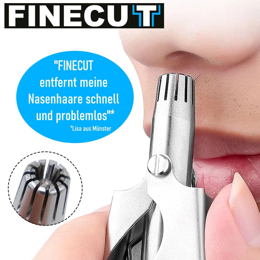 FINECUT Nasenhaarschneider Nasenhaartrimmer Ohrhaartrimmer Nase Ohr