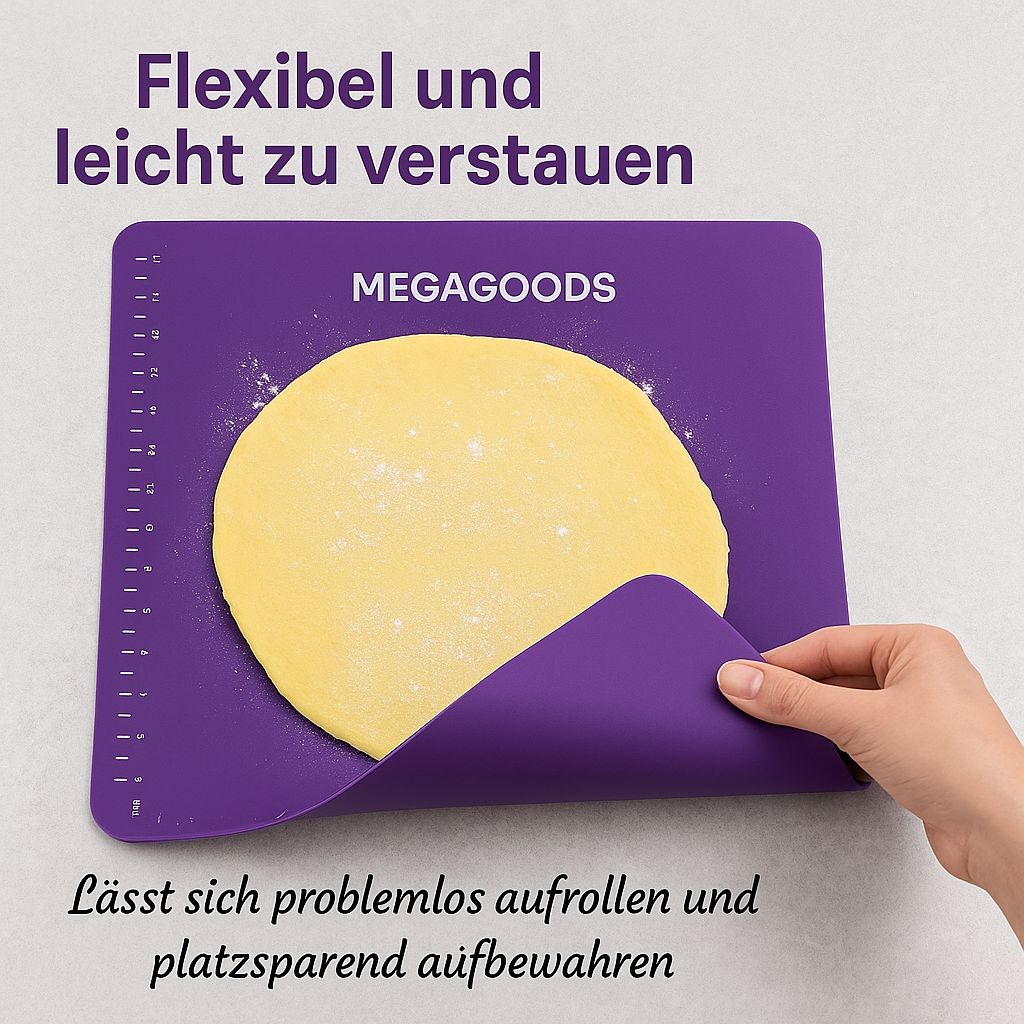 Backmatte Antihaft für Pizza Teig und Gebäck Küche Backzubehör DE. – Bild 3