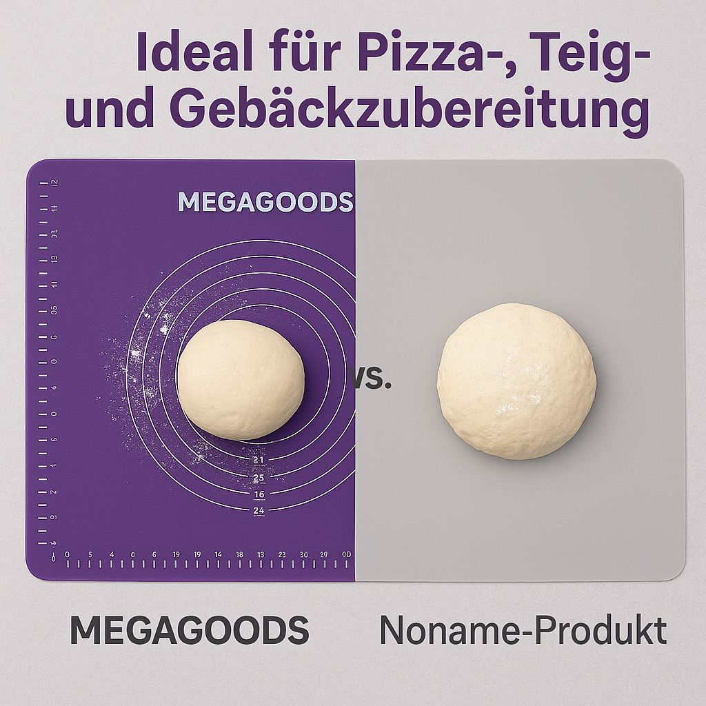 Backmatte Antihaft für Pizza Teig und Gebäck Küche Backzubehör DE. – Bild 5