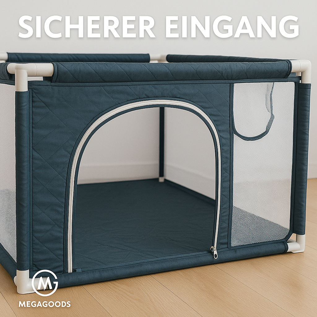Baby Laufstall groß Indoor Spielzaun mit Basketballkorb DE. – Bild 3