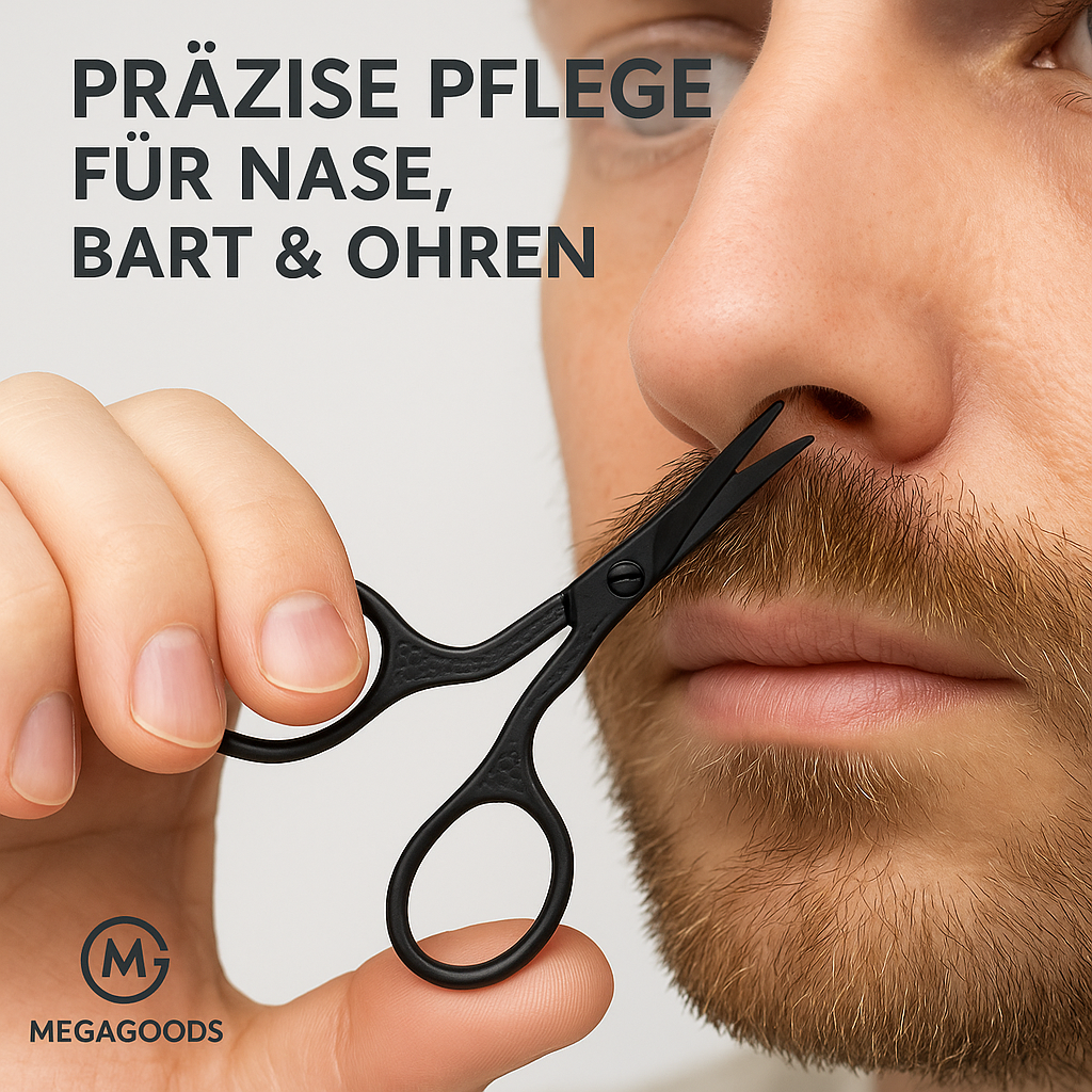 Edelstahl Storchschere präzise Pflege für Nase Bart Ohren Augen DE. – Bild 2
