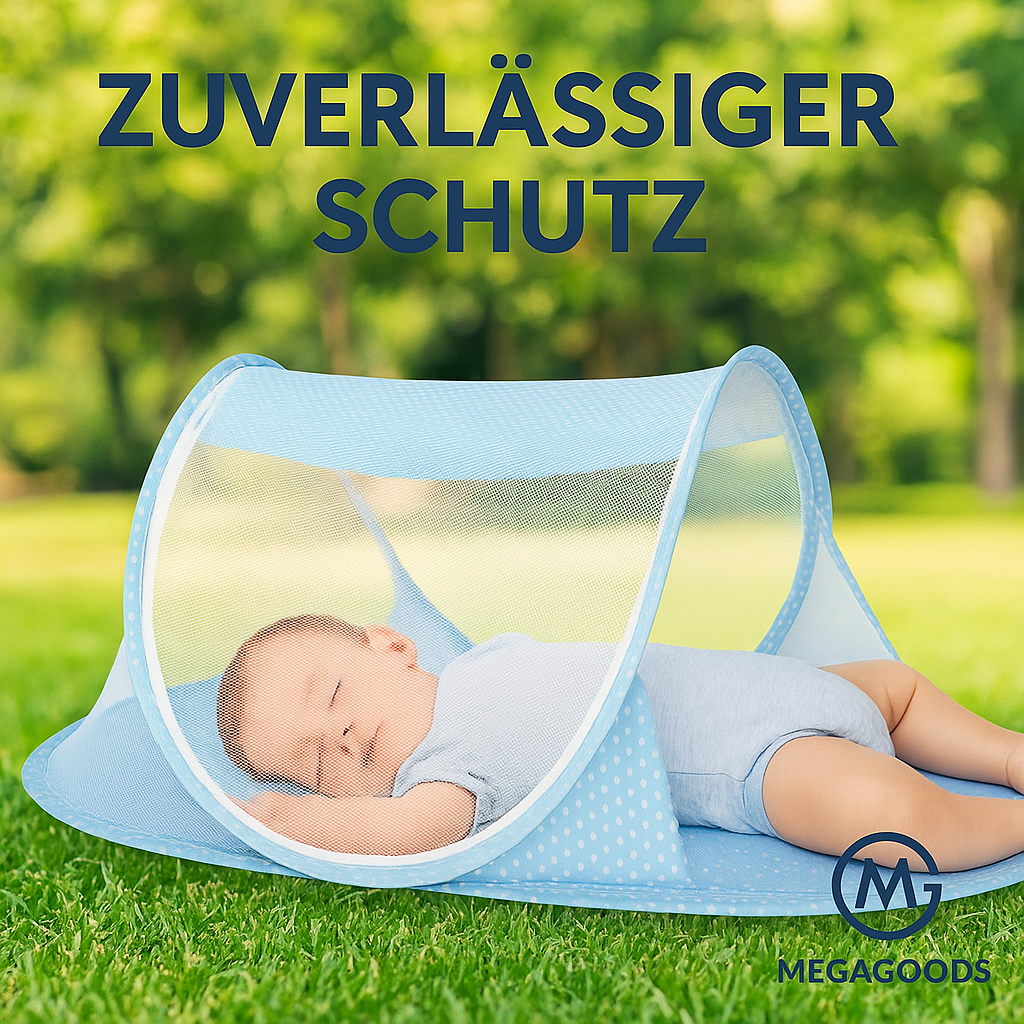 Faltbares Reisebett Baby mit Moskitonetz 0-3 Jahre tragbar DE. – Bild 5