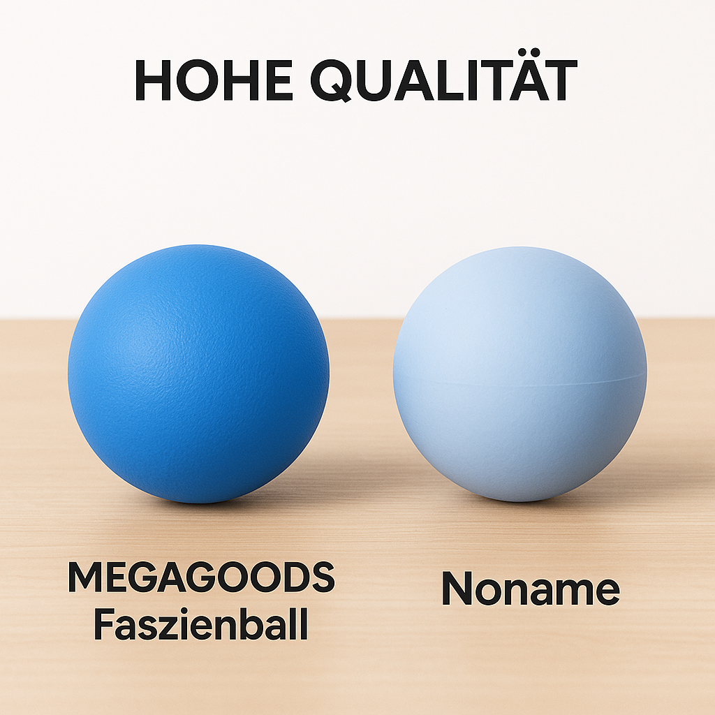 Faszienball 6 cm für Tiefengewebe Massage Triggerpunkt Schmerz DE. – Bild 5