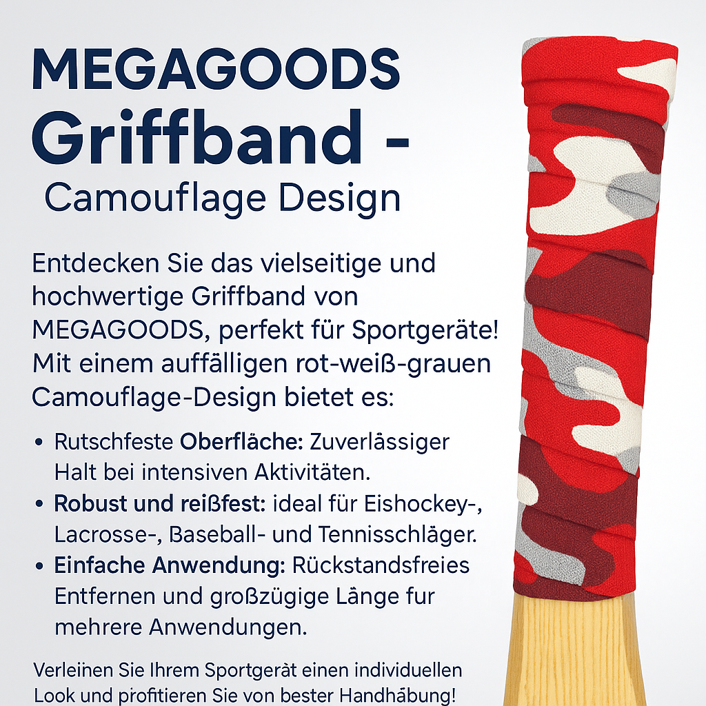 Eishockey Griffband 1 Rolle rutschfest für Schläger Baseball Lacrosse DE. – Bild 2