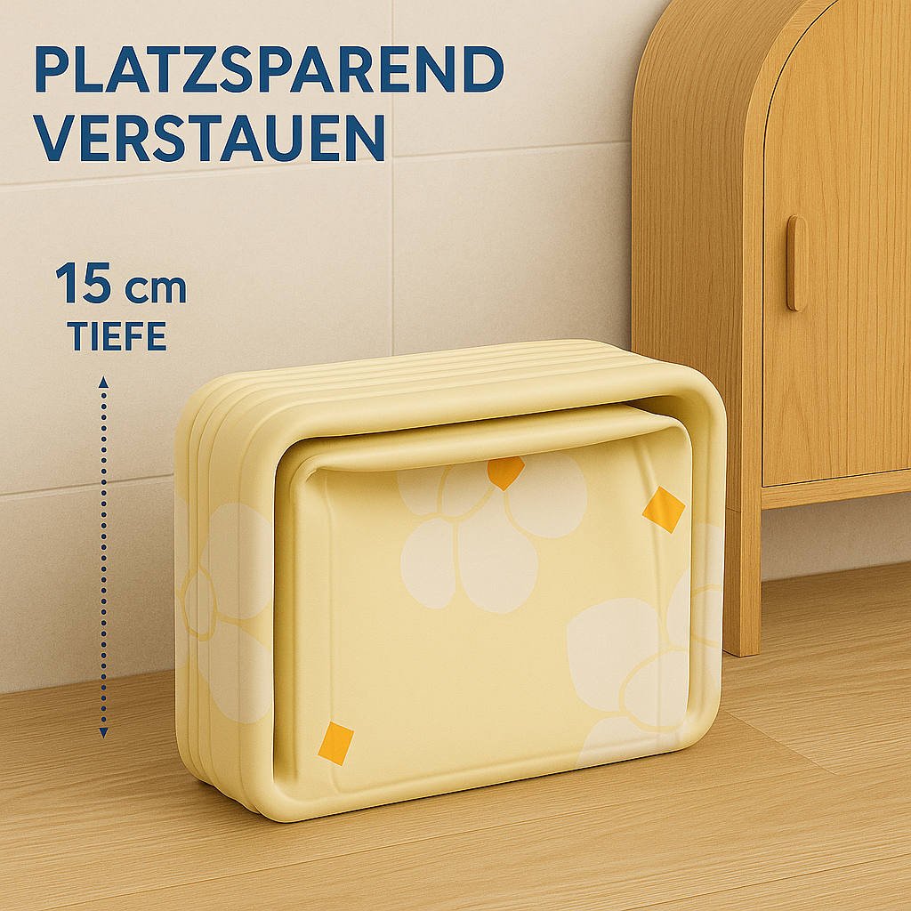 Faltbare Badewanne tragbar für Kinder und Erwachsene wärmeisoliert DE. – Bild 4