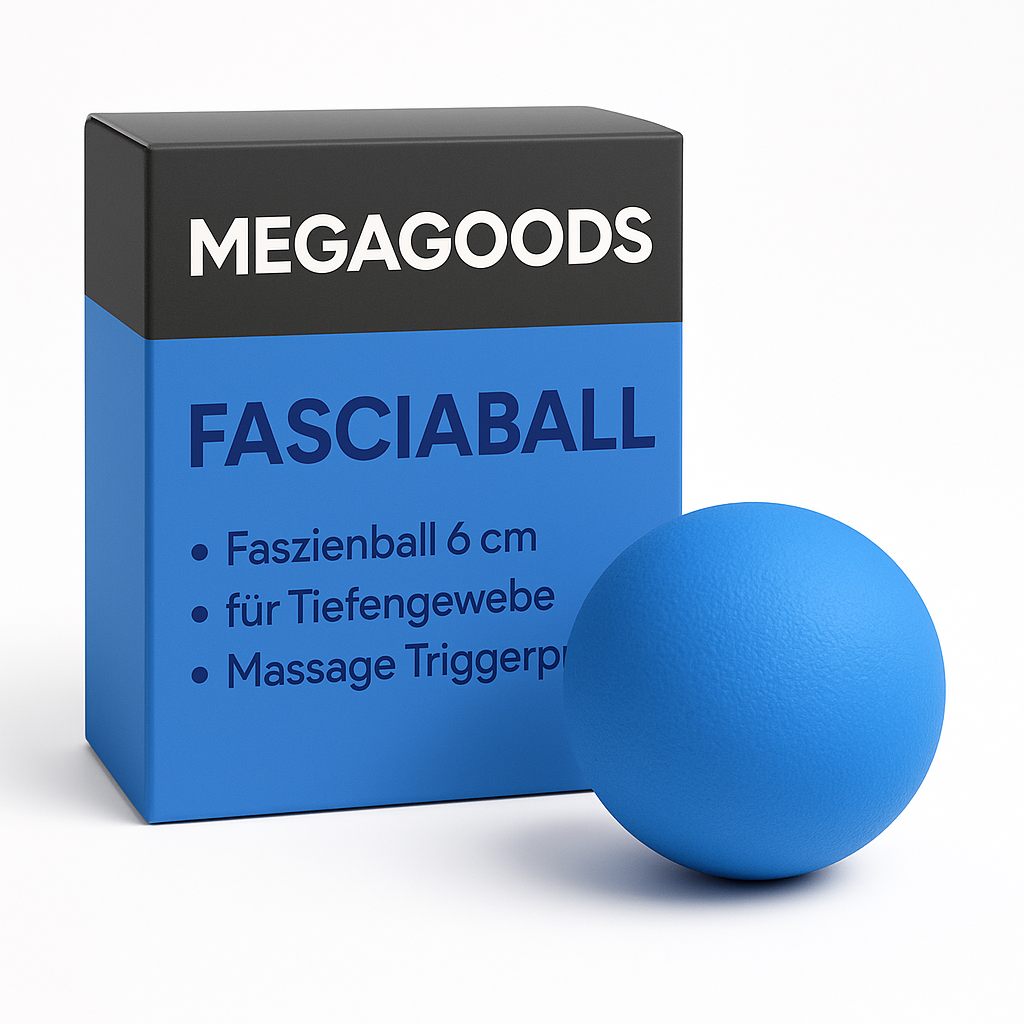 Faszienball 6 cm für Tiefengewebe Massage Triggerpunkt Schmerz DE.